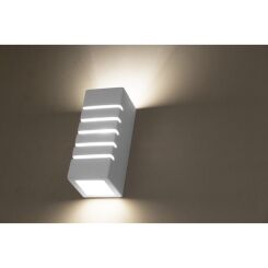 Kinkiet SAMIR Sollux Lighting SL.0161 ceramika wypalana możliwośc malowania farbami do ścian