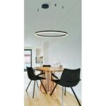 Lampa wisząca HALO PENDANT 150 CCT BK + REMOTE CONTROL złota Azzardo AZ5348 - 2