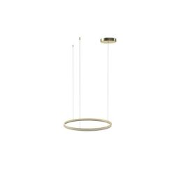 Lampa wisząca HALO PENDANT 150 CCT BK + REMOTE CONTROL złota Azzardo AZ5348