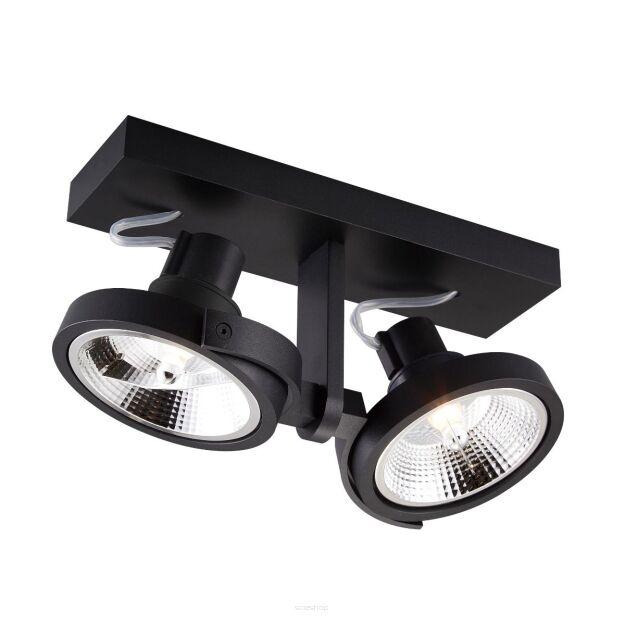Reflektor Spot MASTER 111-2 SL ACGU10-184 Zuma Line czarny podwójny ES111