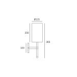 LAMPA ŚCIENNA Kinkiet DENVER W01987WH NI ELEGANCKI Z NIKLOWANYM KORPUSEM I TRADYCYJNYM BIAŁYM ABAŻUREM COSMO LIGHT  - 4