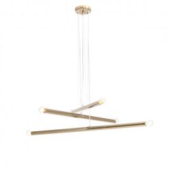 Lampa wisząca TUBO 6 GOLD 3 metrowe tuby ALDEX 1072K30  