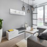 Lampa wisząca SANTIAGO SMOKED dymione szkło 3xE27 MLP6609  - 2