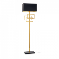 Lampa podłogowa Luxury PT1 201122 NOWOCZESNY IP20 METAL Ideal Lux złota oprawa nowoczesna