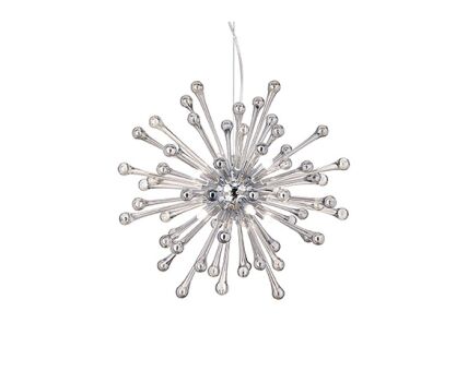 Lampa wisząca Pauline SP8 115801 NOWOCZESNY IP20  METAL / SZKŁO oprawa w stylu nowoczesnym Ideal Lux LAMPA WEWNĘTRZNA  CHROM