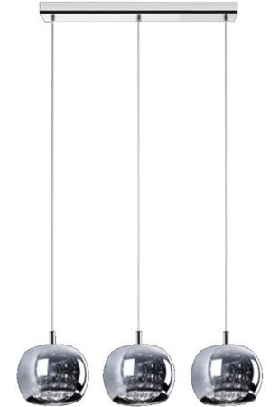 LAMPA WISZĄCA ZUMA LINE CRYSTAL PENDANT P0076-03N-B5FZ KRYSZTAŁKI NOWOCZESNA NASTROJOWA SZKLANY KLOSZ 