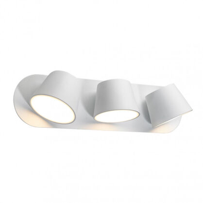 KINKIET KUOLA  Italux MB1350-3 WH  BIAŁA Potrójna oprawa ścienna  LED  IP20