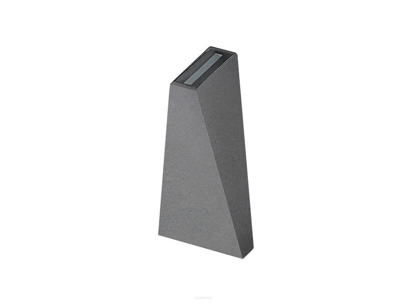 Lampa ścienna/kinkiet ZITA XL AZ2201 IP54 jasno/szara LED 6W geometryczny kształt