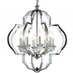 LAMPA WISZĄCA CESARO W8 LDP 17078-8 (CHR)