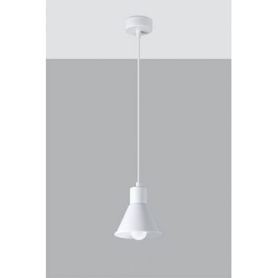 Lampa wisząca TALEJA 1 SL.0983 SOLLUX LIGHTING biały stożek E27