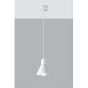 Lampa wisząca TALEJA 1 SL.0983 SOLLUX LIGHTING biały stożek E27