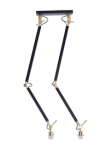 Lampa wisząca podstawa ZYTA 2S AZ4191 Azzardo czarno-złote ramiona - 3