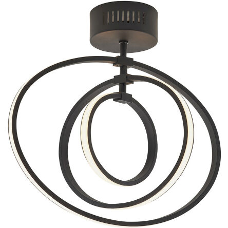 Lampa sufitowa AVALI czarna ENDON LIGHTING 80682  