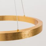 Lampa wisząca CARLO PL200910-500-GD Zuma Line Szczotkowany złoty pierścień 50 cm - 6