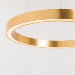 Lampa wisząca CARLO PL200910-500-GD Zuma Line Szczotkowany złoty pierścień 50 cm - 5