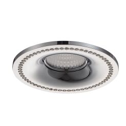 Lampa sufitowa wpuszczana nowoczesna CHROM Simon  ROUND Azzardo NC1767RCH, AZ1614