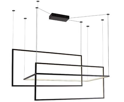 Lampa wisząca MAXLIGHT GEOMETRIC NEW CZARNA P0271 GEOMETRYCZNY NOWOCZESNY