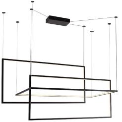 Lampa wisząca MAXLIGHT GEOMETRIC NEW CZARNA P0271 GEOMETRYCZNY NOWOCZESNY