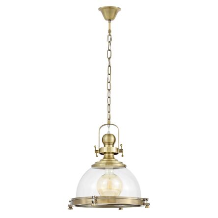 LAMPA WISZĄCA LOFT MOSIĘŻNA FALCO LUMINA DECO LDP 119-300 (MD)