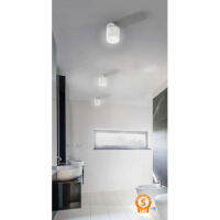  LAMPA NATYNKOWA  LIR AZ2068 wykonana z metalu w kolorze chromu oraz szklanej przesłony 12,5 cm  LED ma kształt tuby