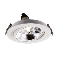 Oprawa wpuszczana CHUCK 111 SL ROUND ARGU10-054 Zumaline biała ruchoma 