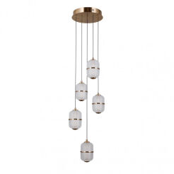Lampa wisząca Alani PND-34375-5-HBR Italux
