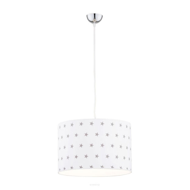 Lampa wisząca MAGIC 4133 Argon Dziecięca biała w gwiazdki 