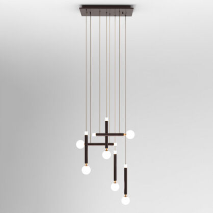 Lampa wisząca LAON PND-2018109-6 Italux Art deco designerska LED