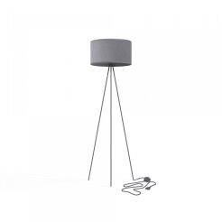 Lampa podłogowa Cadilac I E27 szara 156cm 7992