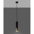 Lampa wisząca LOOPEZ SL.0952 Sollux tuba GU10 czarna złota - 4