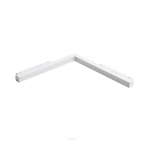Oprawa narożna SAGA 30 TRACK MAGNETIC CORNER B 24W MILKY 120 AZZARDO 3000/4000K BIAŁA