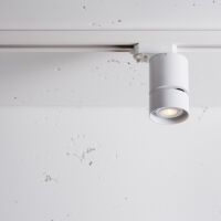 Reflektor Geit Mini Adaptor 3F Labra  7.0313  do stosowania na szynie różne kolory wykończenia źródło światła żarówka GU10 techniczna okrągłe kształty 