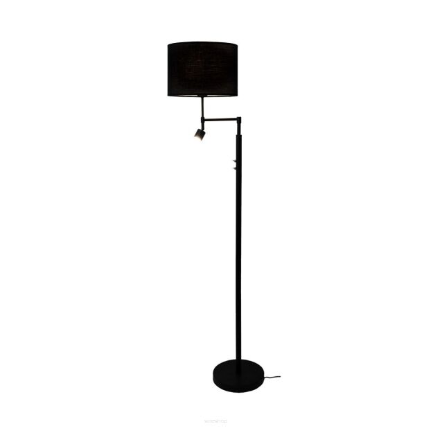 Lampa podłogowa COMBA P18358A-1F Zuma Line LED + E27 czarna 