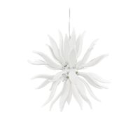 Lampa wisząca Leaves SP12 112268 NOWOCZESNY IP20  METAL / STAL oprawa w stylu nowoczesnym  Ideal Lux LAMPA WEWNĘTRZNA 