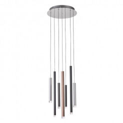 Lampa wisząca REYNA MD17077-7A Italux TUBY  UMIESZCZONE NA OKRĄGŁEJ PODSUFITCE LED 28W 