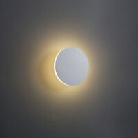 Kinkiet PLUTO 228 ELKIM Nowoczesny okrągły czarny lub biały LED ciepła barwa światła