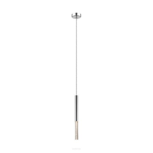 Lampa wisząca ZUMA LINE ONE PENDANT P0461-01E-F4F4 metalowe rurki Srebrny