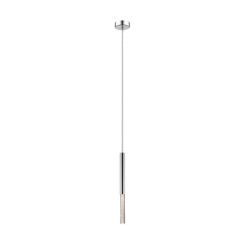 Lampa wisząca ZUMA LINE ONE PENDANT P0461-01E-F4F4 metalowe rurki Srebrny