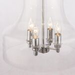 Lampa wisząca  Prague - P04458CH COSMO Light wykonana w stylu nowojorskim połączonym z klasycznym nietypowy klosz - 2