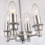 Lampa wisząca  Prague - P04458CH COSMO Light wykonana w stylu nowojorskim połączonym z klasycznym nietypowy klosz - 3