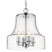Lampa wisząca  Prague - P04458CH COSMO Light wykonana w stylu nowojorskim połączonym z klasycznym nietypowy klosz