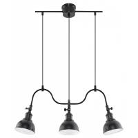 Lampa MARE SL.0309 sollux Wisząca w stylu retro/industrialnym idealna do salonu 3 ruchome  źródła światła 