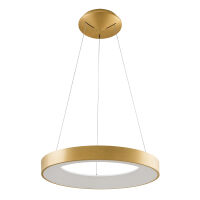Lampa wisząca GIULIA 5304-840RP-GD-3 Italux okrągły MODNY ZŁOTY SZCZOTKOWANY KOLOR ŚREDNICA 48 CM LED nowoczesny