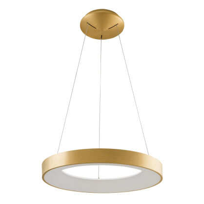 Lampa wisząca GIULIA 5304-840RP-GD-3 Italux okrągły MODNY ZŁOTY SZCZOTKOWANY KOLOR ŚREDNICA 48 CM LED nowoczesny