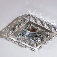 Oprawa wpuszczana ESTER SQUARE 1 AZ4410 elegancka z kryształami AZZARDO