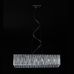 Lampa wisząca Vanessa P0282-07L-F4QL Italux Elegancka z kryształkami