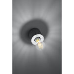 PLAFON SALGADO BETON LAMPA SUFITOWA BETONOWY WALEC MINIMALISTYCZNA W STYLU INDUSTRIALNYM NOWOCZESNA - 3