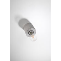 PLAFON SALGADO BETON LAMPA SUFITOWA BETONOWY WALEC MINIMALISTYCZNA W STYLU INDUSTRIALNYM NOWOCZESNA