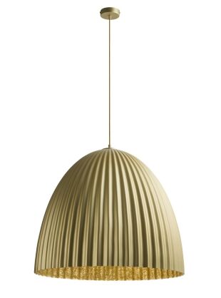 Lampa wisząca TELMA 70 SIGMA 32300 KARBOWANA ZŁOTA