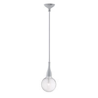 Lampa wisząca Minimal SP1 Ideal Lux  009360 metalowa oprawa wykończona w chromie lakierowanym na kolor biały